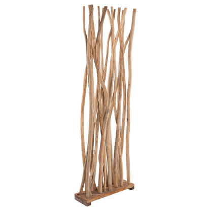 Root Divider Solid Teak Wood - 60x181cm