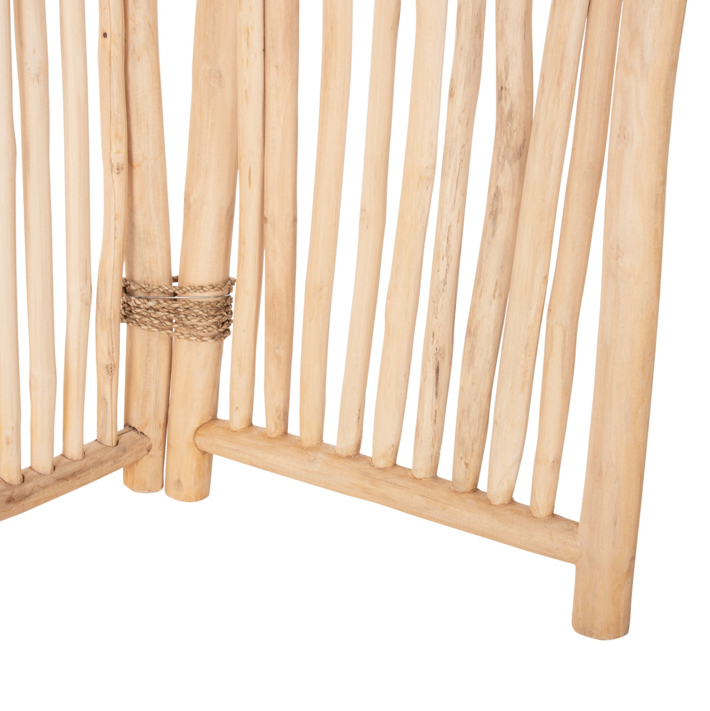 Divider With 5 Leafs Zendor Hm4320 Teak Branches In Natural 216-275x180hcm.