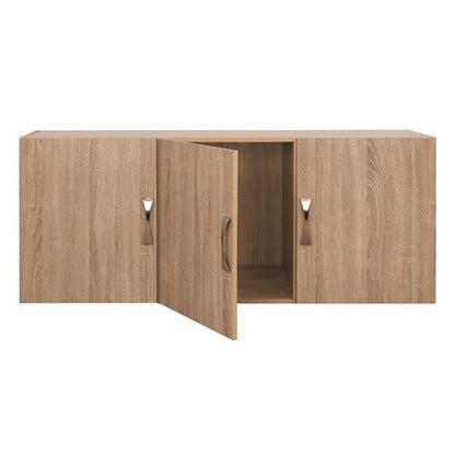 Loft Of Wardrobe 3 Doors Carly In Sonama Color 150x55x60 Hm385.02