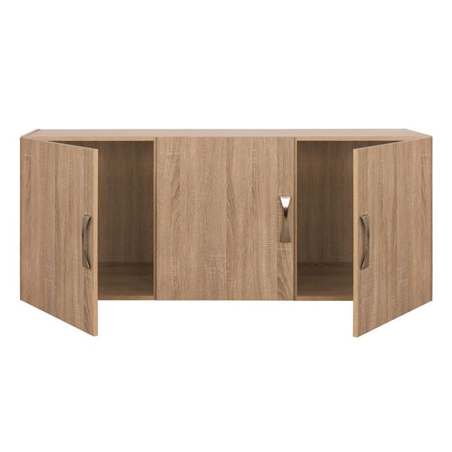 Loft Of Wardrobe 3 Doors Carly In Sonama Color 150x55x60 Hm385.02