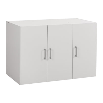 Upper Cabinet For 3-leaf Wardrobe Alivia Hm351.05 Melamine In White 90,2x42x60hcm.