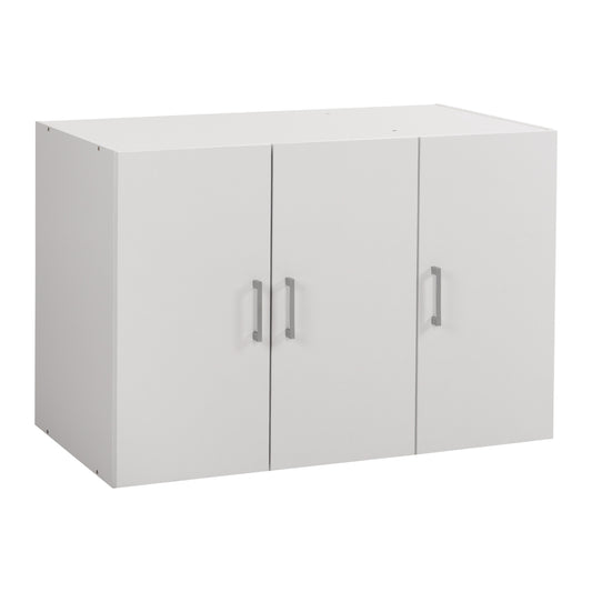 Upper Cabinet For 3-leaf Wardrobe Alivia Hm351.05 Melamine In White 90,2x42x60hcm.