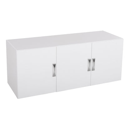 Upper Cabinet For 3-leaf Wardrobe Carly Hm385.05 Melamine In White 150x55x60hcm.