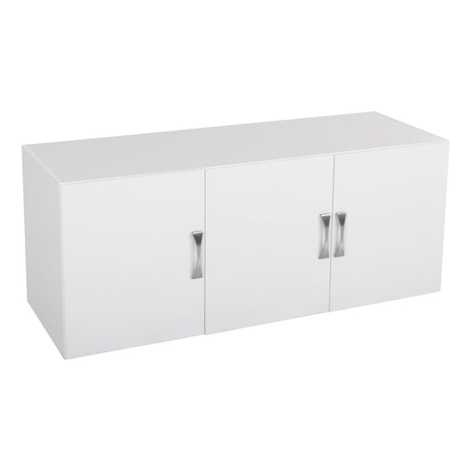 Upper Cabinet For 3-leaf Wardrobe Carly Hm385.05 Melamine In White 150x55x60hcm.