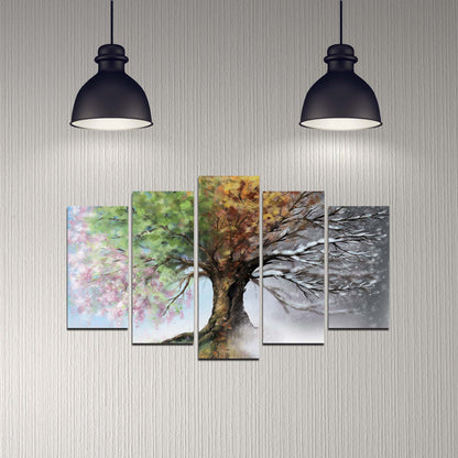 Mdf Painting Four Seasons Hm7206.05 100x60x0,3cm.