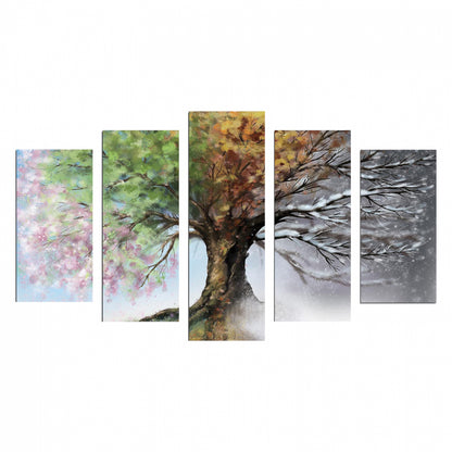 Mdf Painting Four Seasons Hm7206.05 100x60x0,3cm.