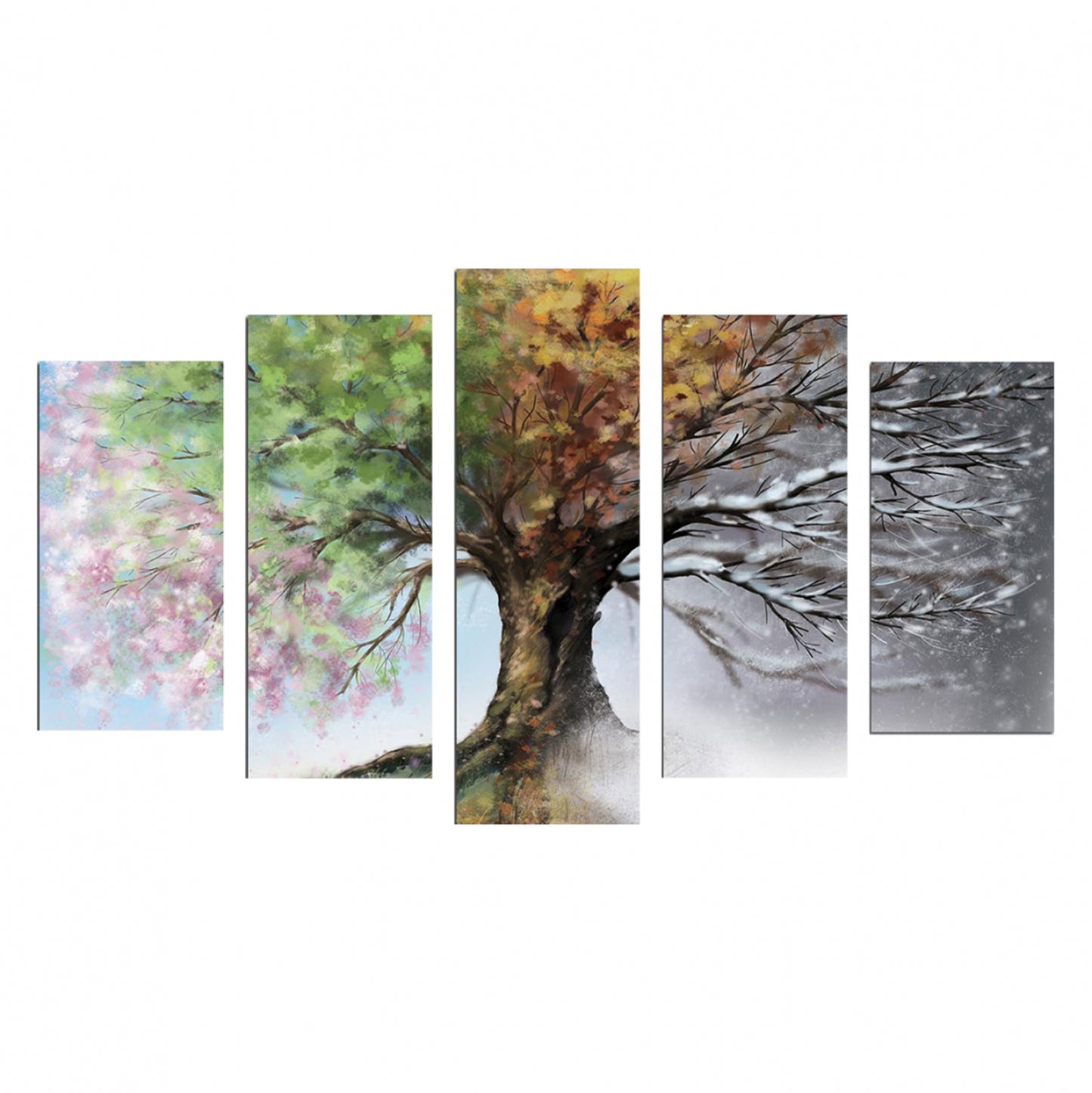 Mdf Painting Four Seasons Hm7206.05 100x60x0,3cm.