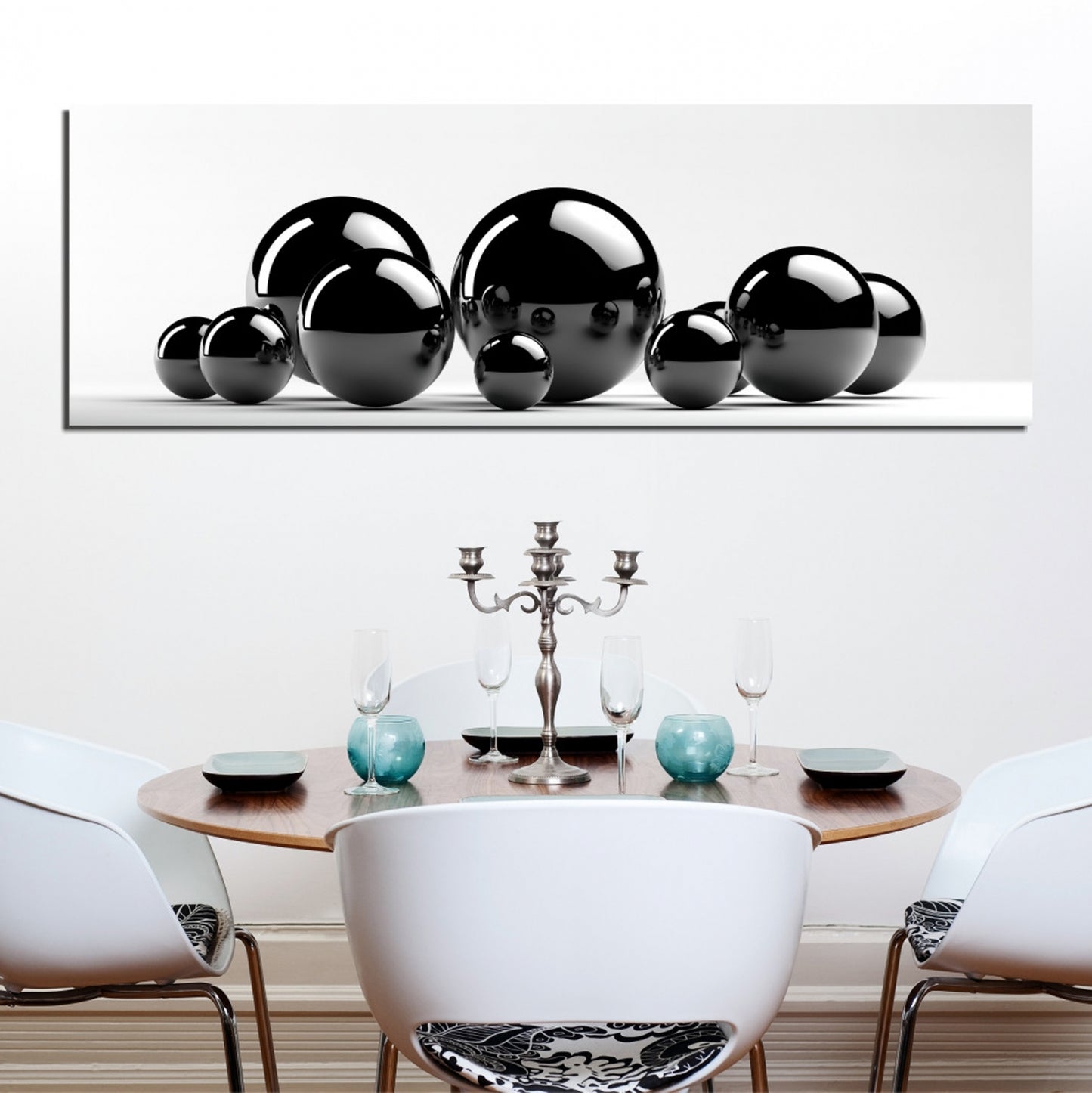 Canvas Black And White Hm7198.02 80x3x30 Cm.