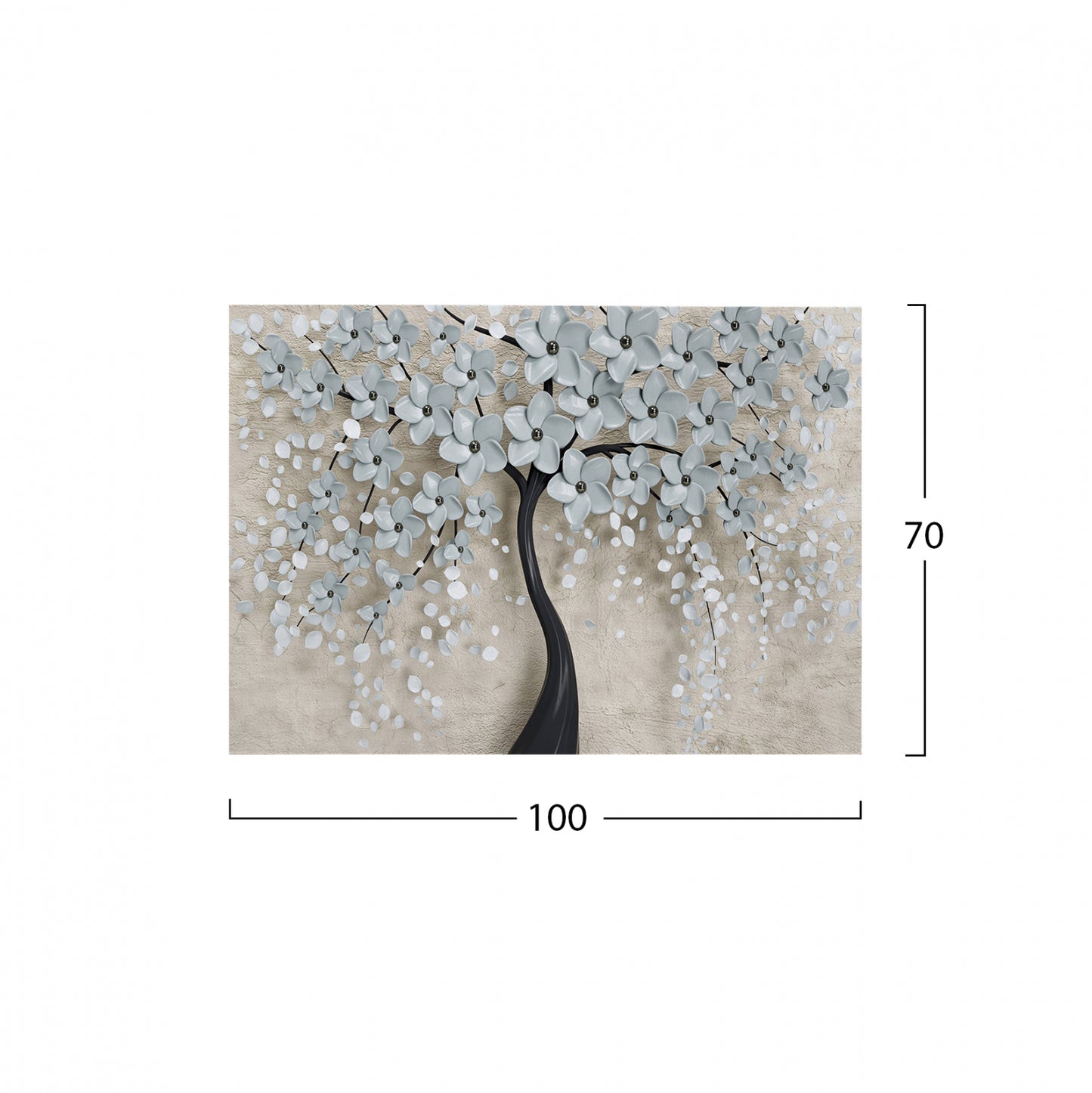 Canvas Painting Blossom Tree Hm7197.04 100x3x70 Cm.