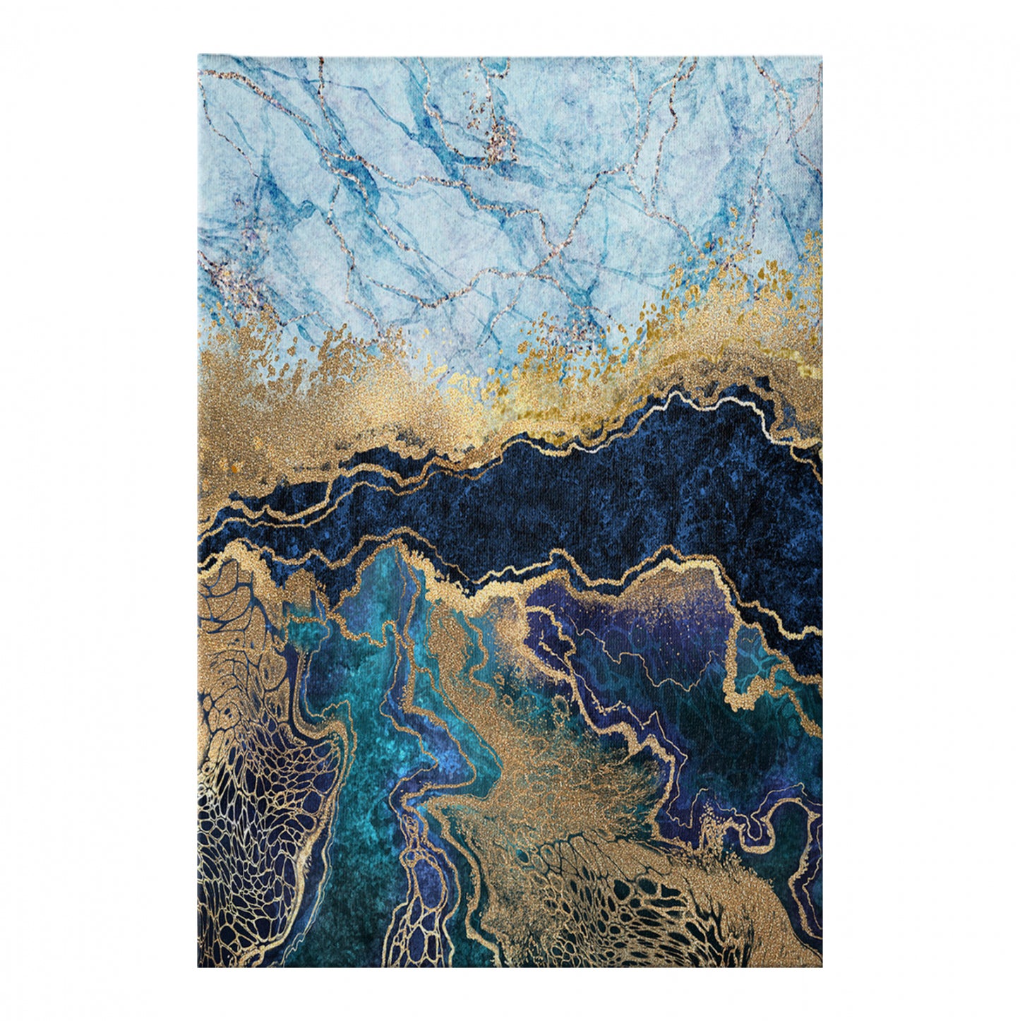 Canvas Painting Marble Effect Hm7196.02 50x3x70 Cm.