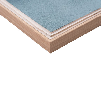 Wall Painting 3d Fluo Hm4543.02 With Beige Ps Frame-handmade Shapes 60x4,5Χ90hcm.