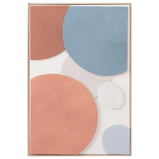 Wall Painting 3D with Wood PS Frame - 60x90cm