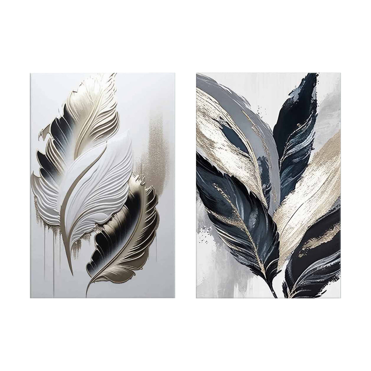 Wall Painting 2pcs Series Gobi Hm4843 Printed Canvas 45x2.8(thickness)x70hcm.(x2)