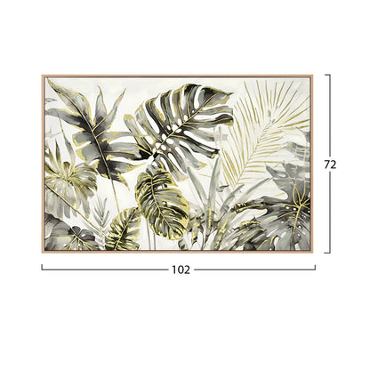 Wall Painting with Wood PS Frame - 102x72cm