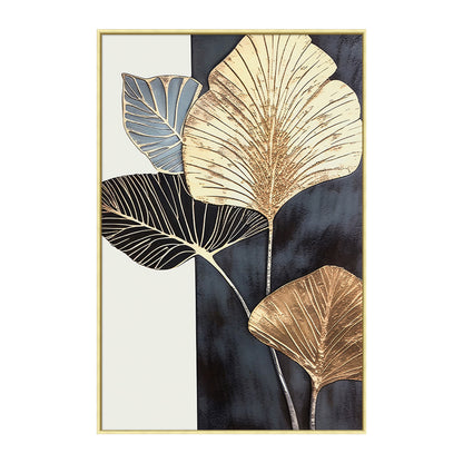 Wall Painting Tropico Hm4546.02 Beige Ps Frame-printed Canva 52,5x2,8x72,5hcm.