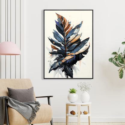 Wall Painting Black PS Frame - 52.5x72.5cm