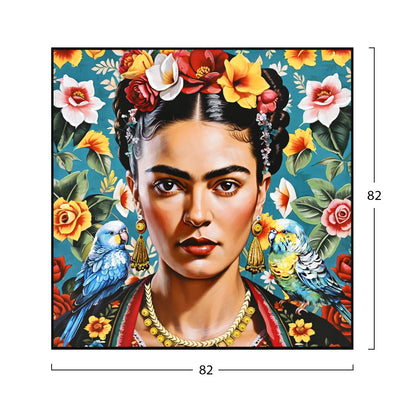 Wall Painting, Black PS Frame - 82x82cm