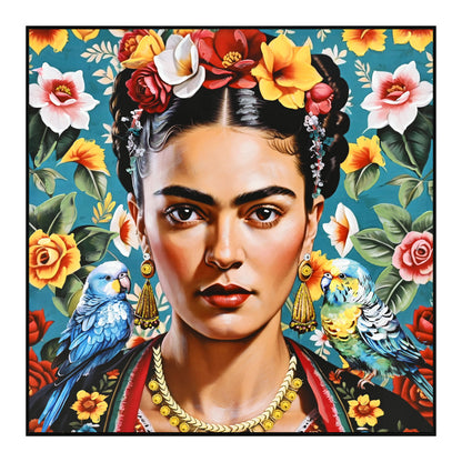 Wall Painting, Black PS Frame - 82x82cm