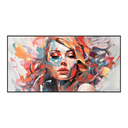 Wall Painting, Black PS Frame - 122x62cm