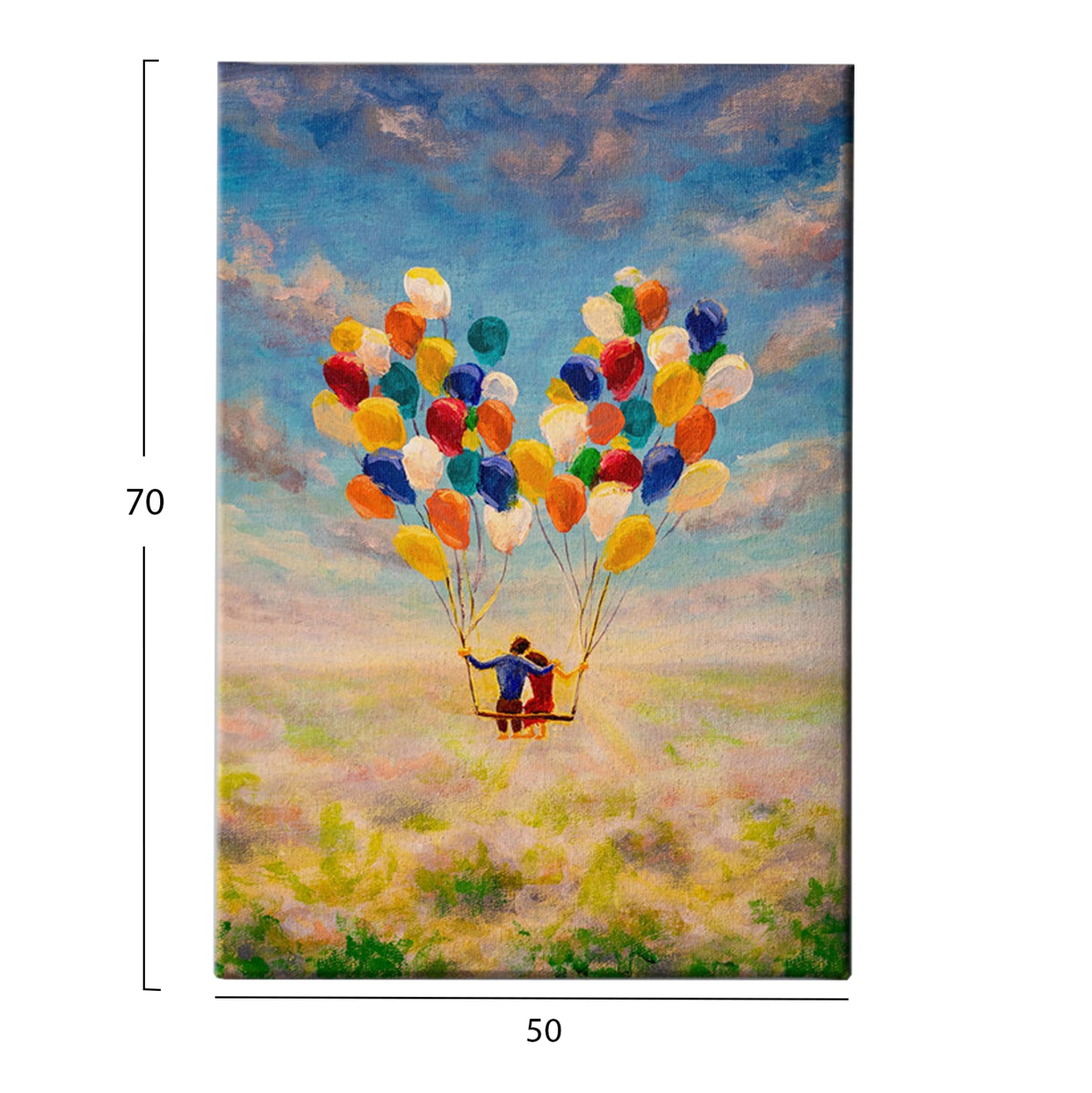 Wall Painting Series Gobi Hm4761 Printed Canvas 50x3(thickness)x70hcm.