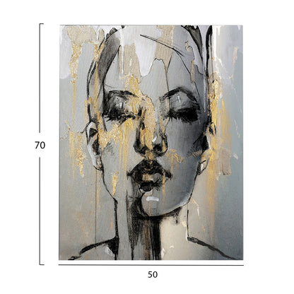 Wall Painting Series Gobi Hm4763 Printed Canvas 50x3(thickness)x70hcm.