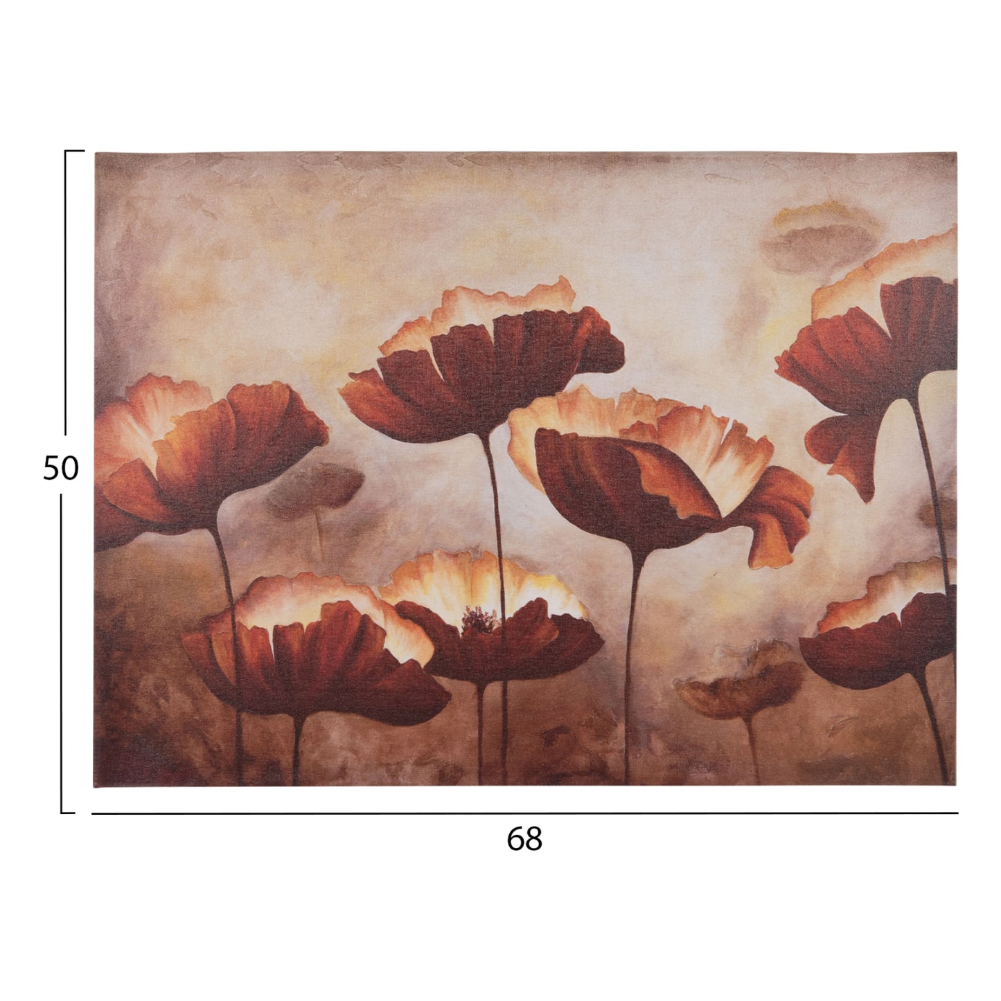 Wall Painting Series Gobi Hm4766 Printed Canvas 68x2,5(thickness)x50hcm.