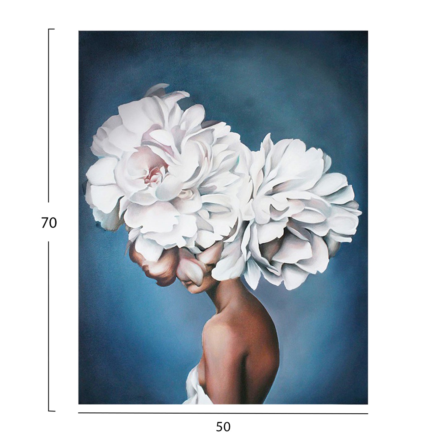 Wall Painting Series Gobi Hm4767 Printed Canvas 50x3(thickness)x70hcm.