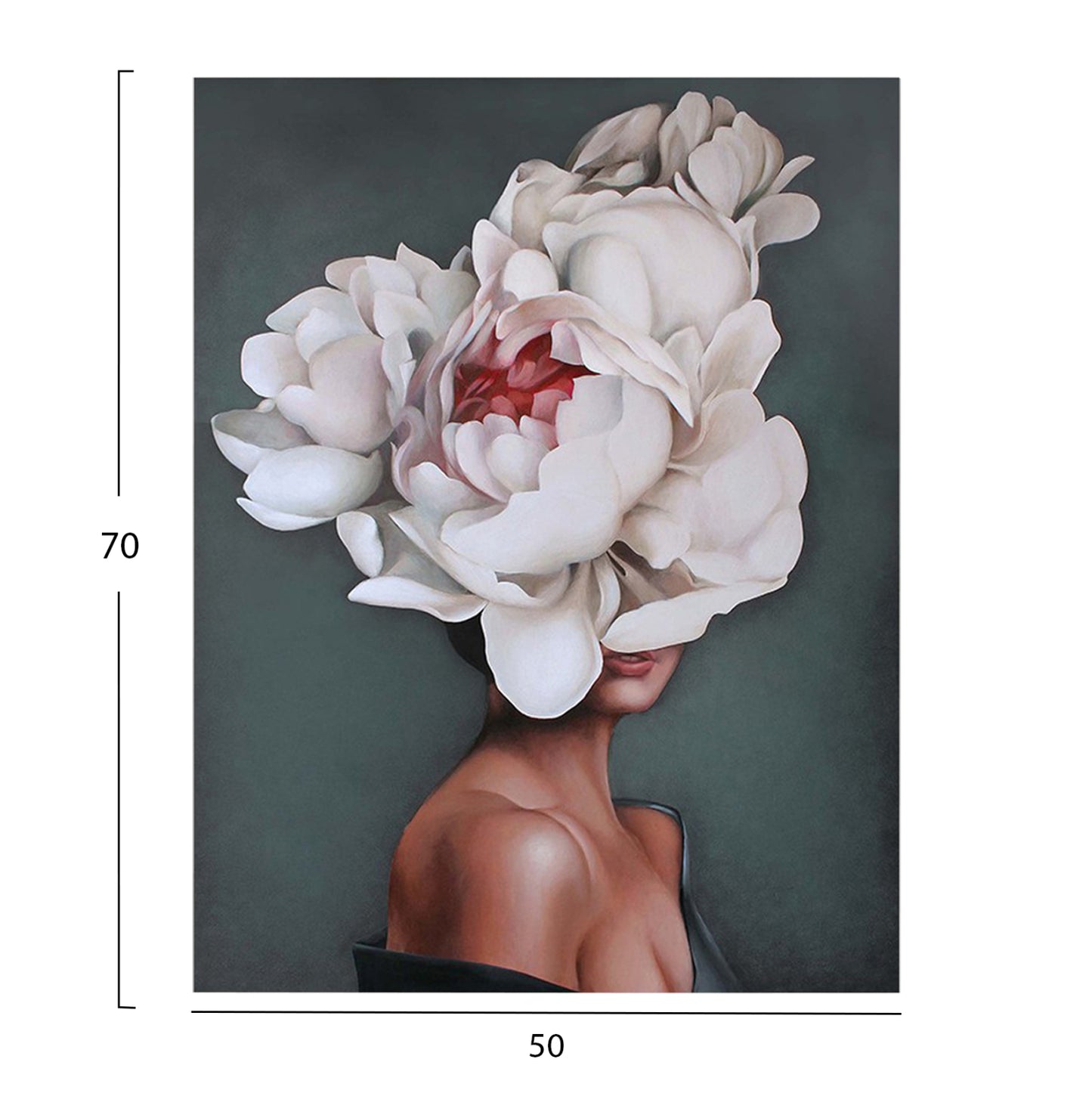 Wall Painting Series Gobi Hm4768 Printed Canvas 50x3(thickness)x70hcm.