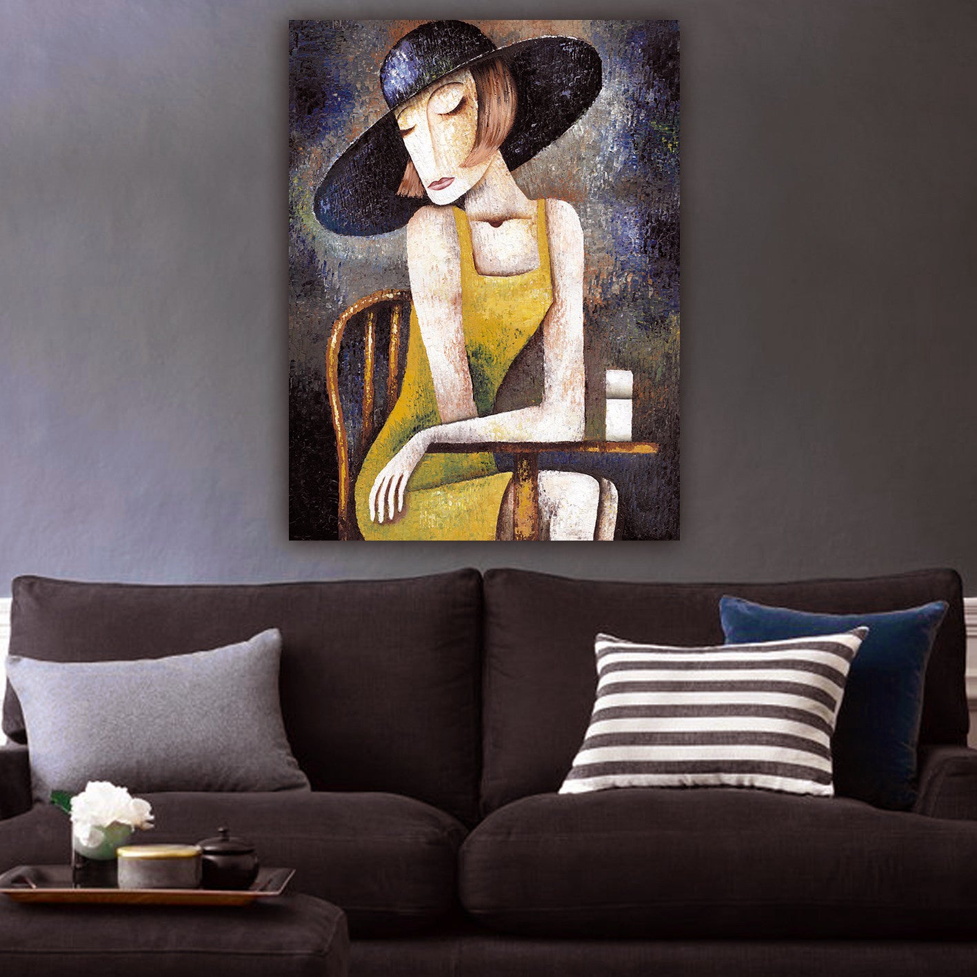 Wall Painting Series Gobi Hm4771 Printed Canvas 68x2,5(thickness)x98hcm.