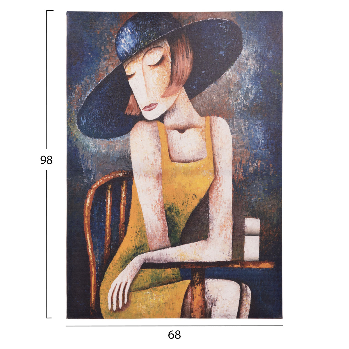 Wall Painting Series Gobi Hm4771 Printed Canvas 68x2,5(thickness)x98hcm.