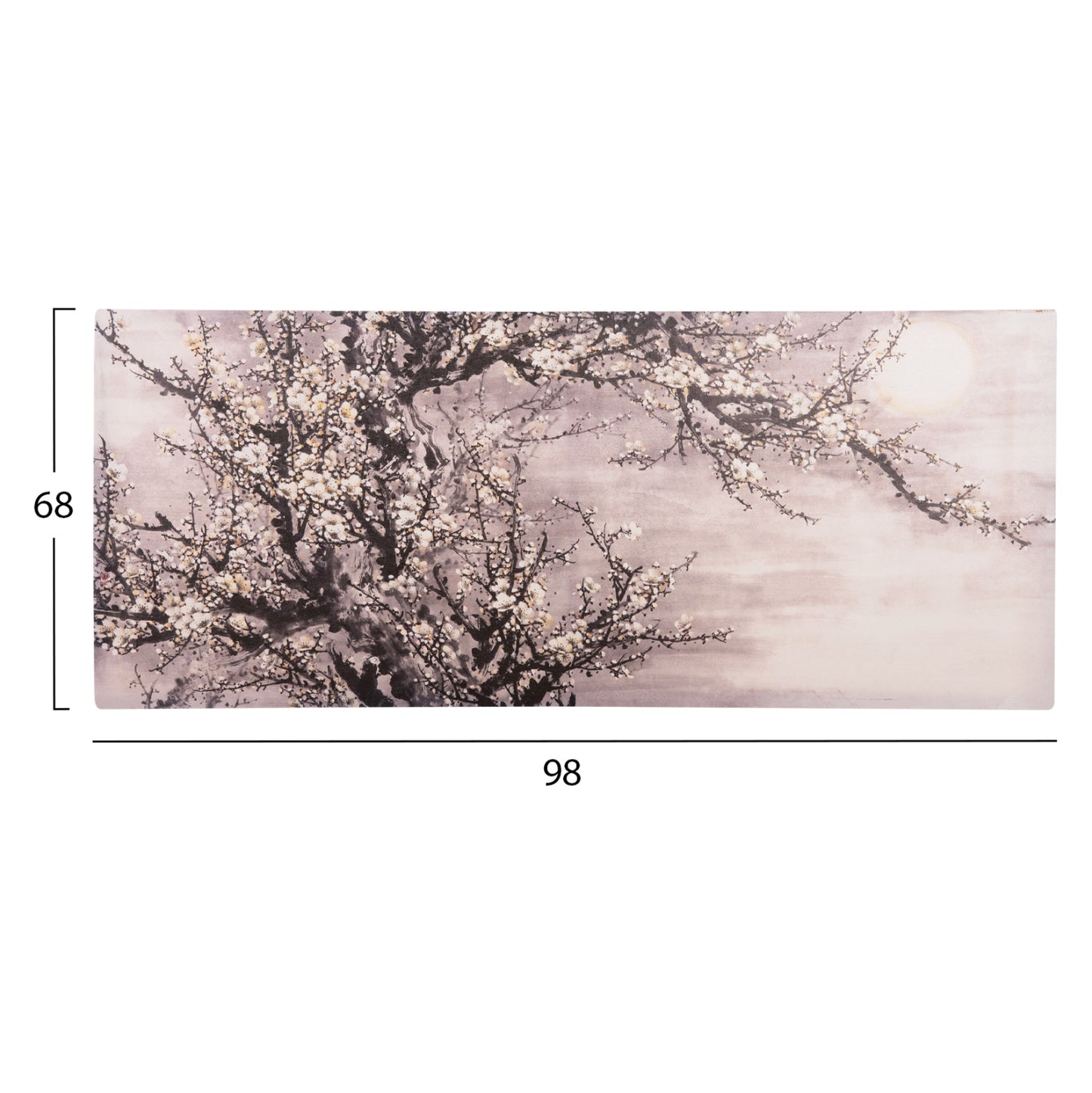 Wall Painting Series Gobi Hm4796 Printed Canvas 120x2,5(thickness)x49hcm.