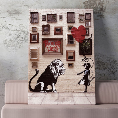 Wall Painting Series Gobi Hm4828 Printed Canvas 50x2,5(thickness)x68hcm.