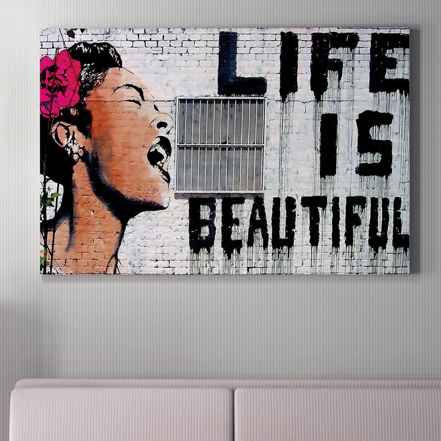 Wall Painting, wooden frame - 70x50cm