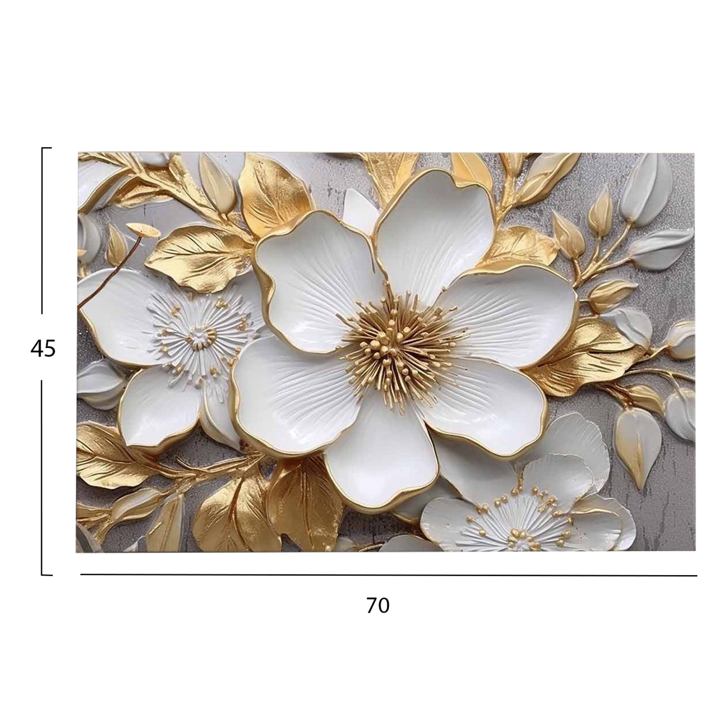 Wall Painting Series Gobi Hm4846 Printed Canvas 70x2,8(thickness)x45hcm.