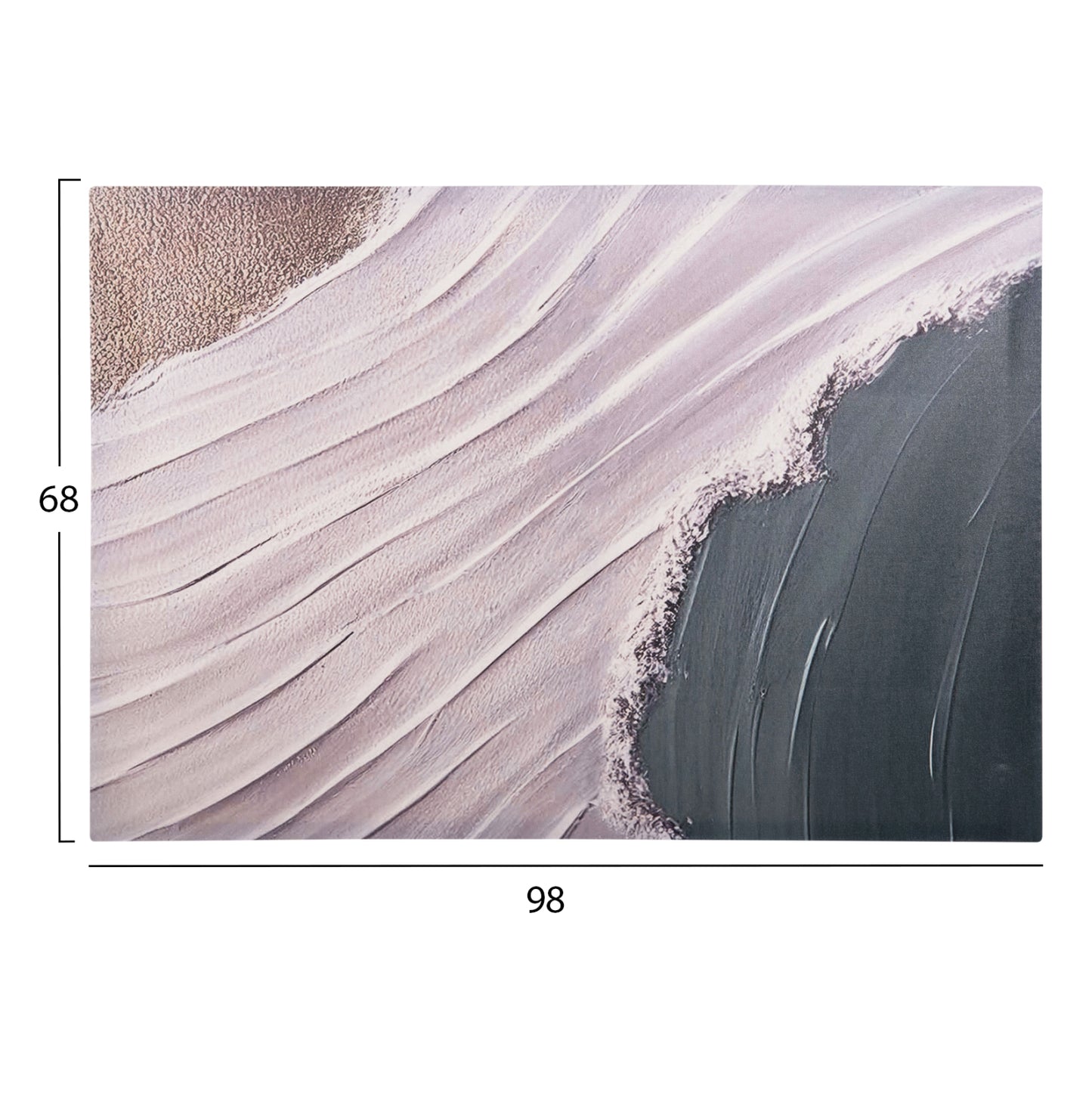 Wall Painting Series Gobi Hm4856 Printed Canvas 98x2,5(thickness)x68hcm.
