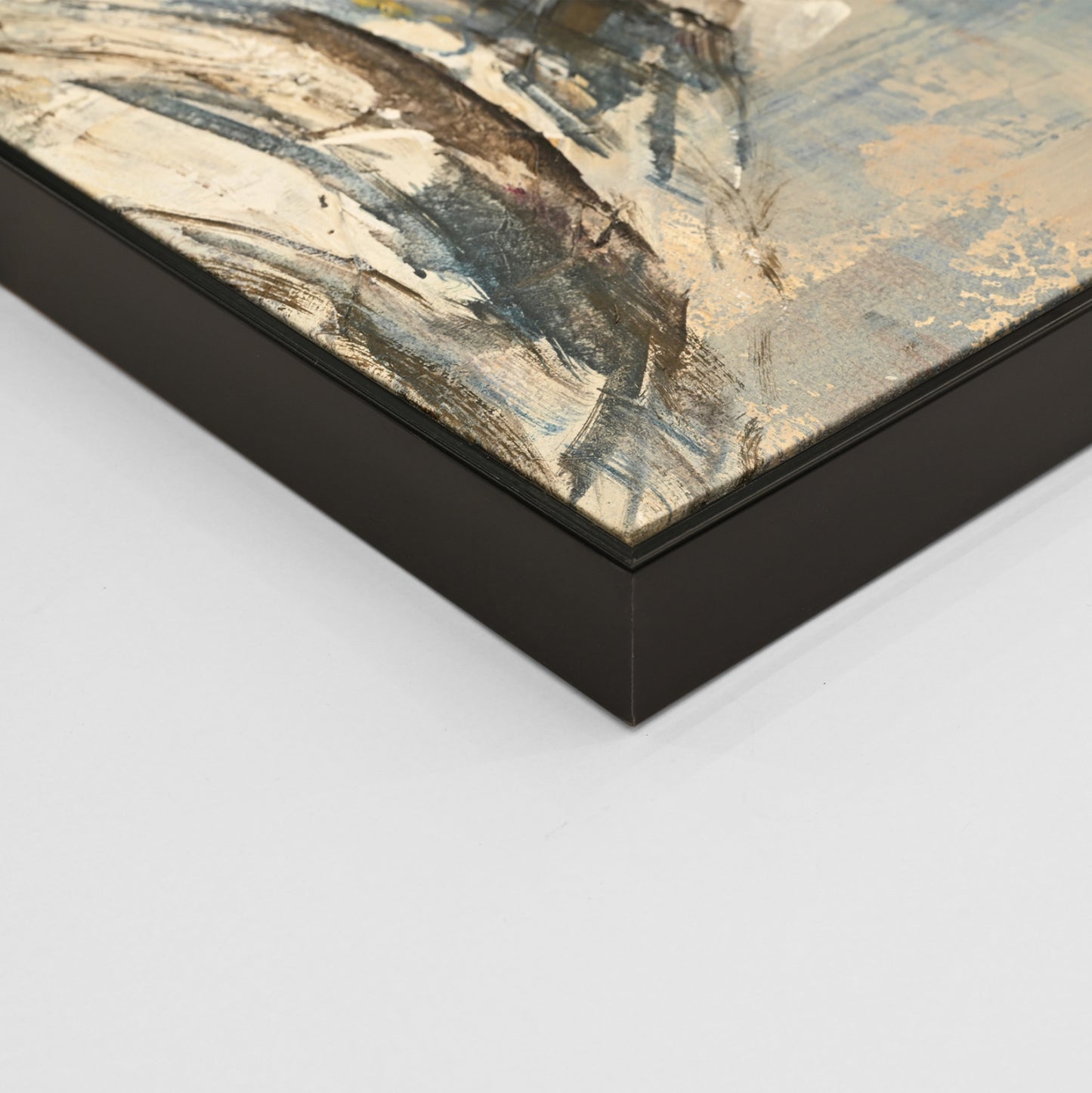 Wall Painting Black Frame Printed Canvas - 102x102cm