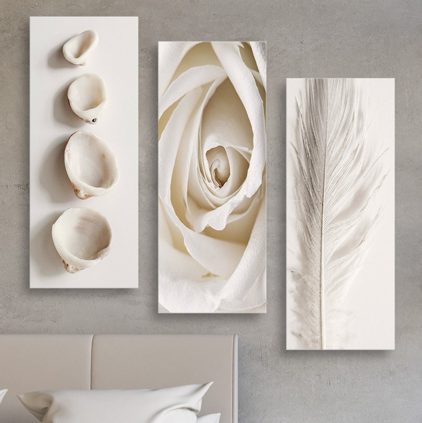 Canvas Three Pieces Mdf Natural Elements Hm7204.05 60x0,3x50 Cm