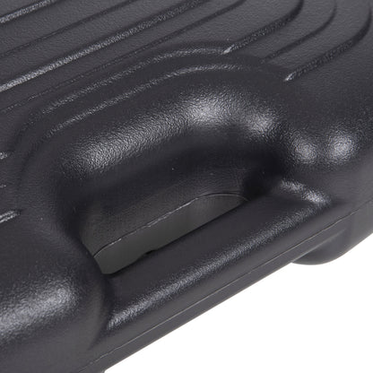Plastic Umbrella Base With Handle Solbas Hm6112.02 Anthracite Color-for Pole 20/38mm 45x11hcm.