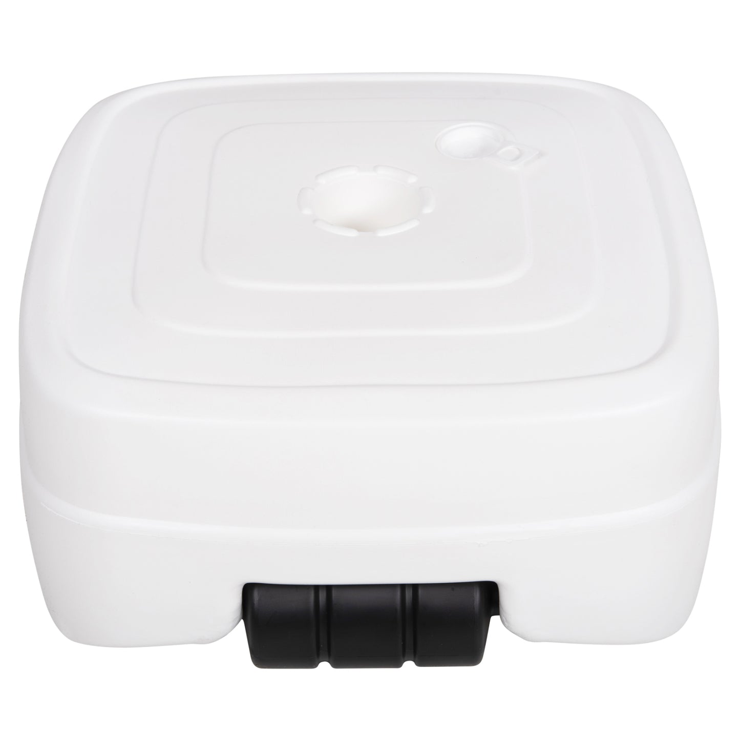 Plastic Umbrella Base With Wheel Solbas Hm6113.01 White Color-for Pole 33/50mm 46,5x23,5hcm.