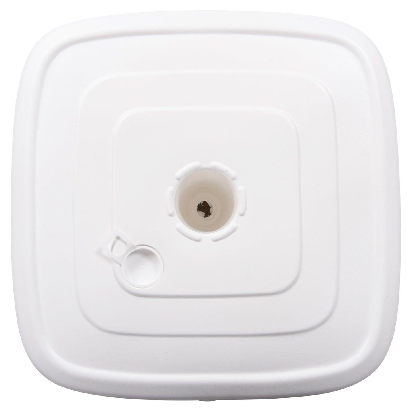 Plastic Umbrella Base With Wheel Solbas Hm6113.01 White Color-for Pole 33/50mm 46,5x23,5hcm.