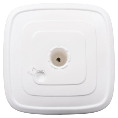 Plastic Umbrella Base With Wheel Solbas Hm6113.01 White Color-for Pole 33/50mm 46,5x23,5hcm.