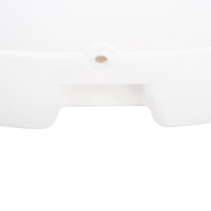 Plastic Umbrella Base With Wheel Solbas Hm6113.01 White Color-for Pole 33/50mm 46,5x23,5hcm.