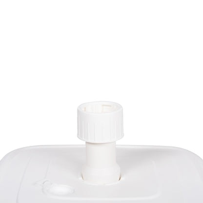 Plastic Umbrella Base With Wheel Solbas Hm6113.01 White Color-for Pole 33/50mm 46,5x23,5hcm.