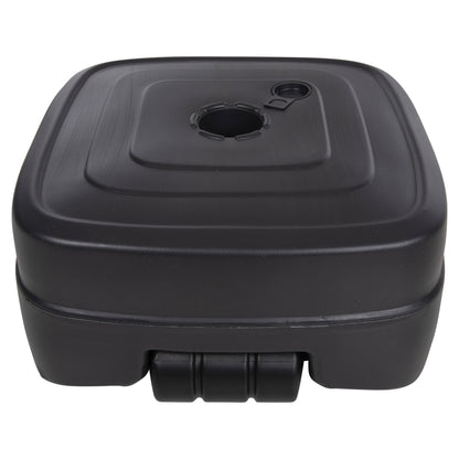 Plastic Umbrella Base With Wheel Solbas Hm6113.02 Anthracite Color-for Pole 33/50mm 46,5x23,5hcm.