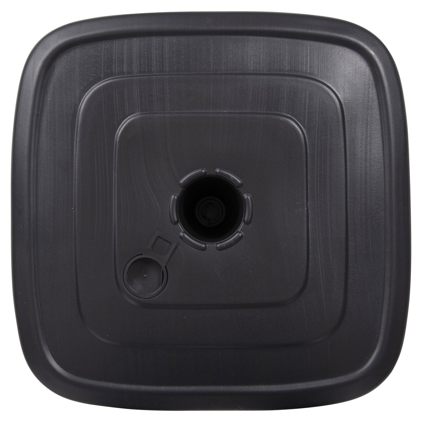 Plastic Umbrella Base With Wheel Solbas Hm6113.02 Anthracite Color-for Pole 33/50mm 46,5x23,5hcm.