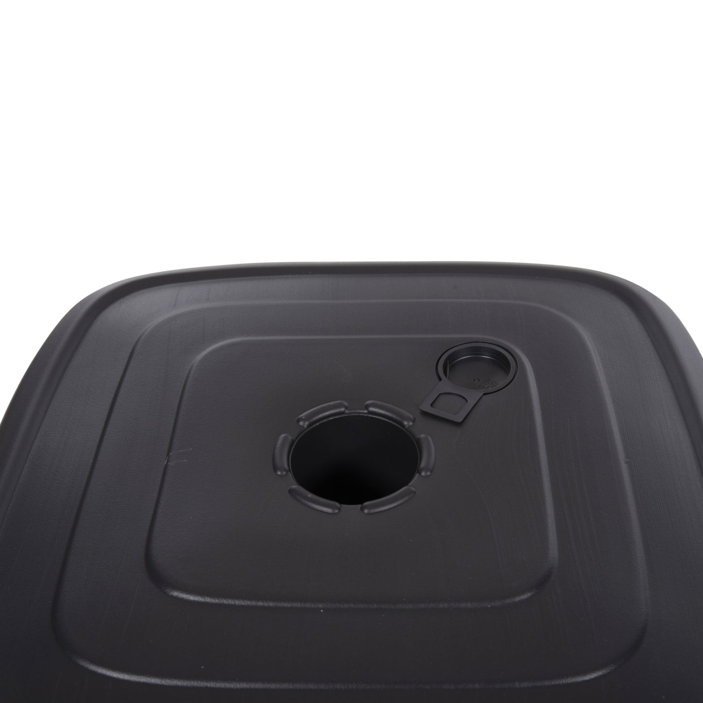 Plastic Umbrella Base With Wheel Solbas Hm6113.02 Anthracite Color-for Pole 33/50mm 46,5x23,5hcm.