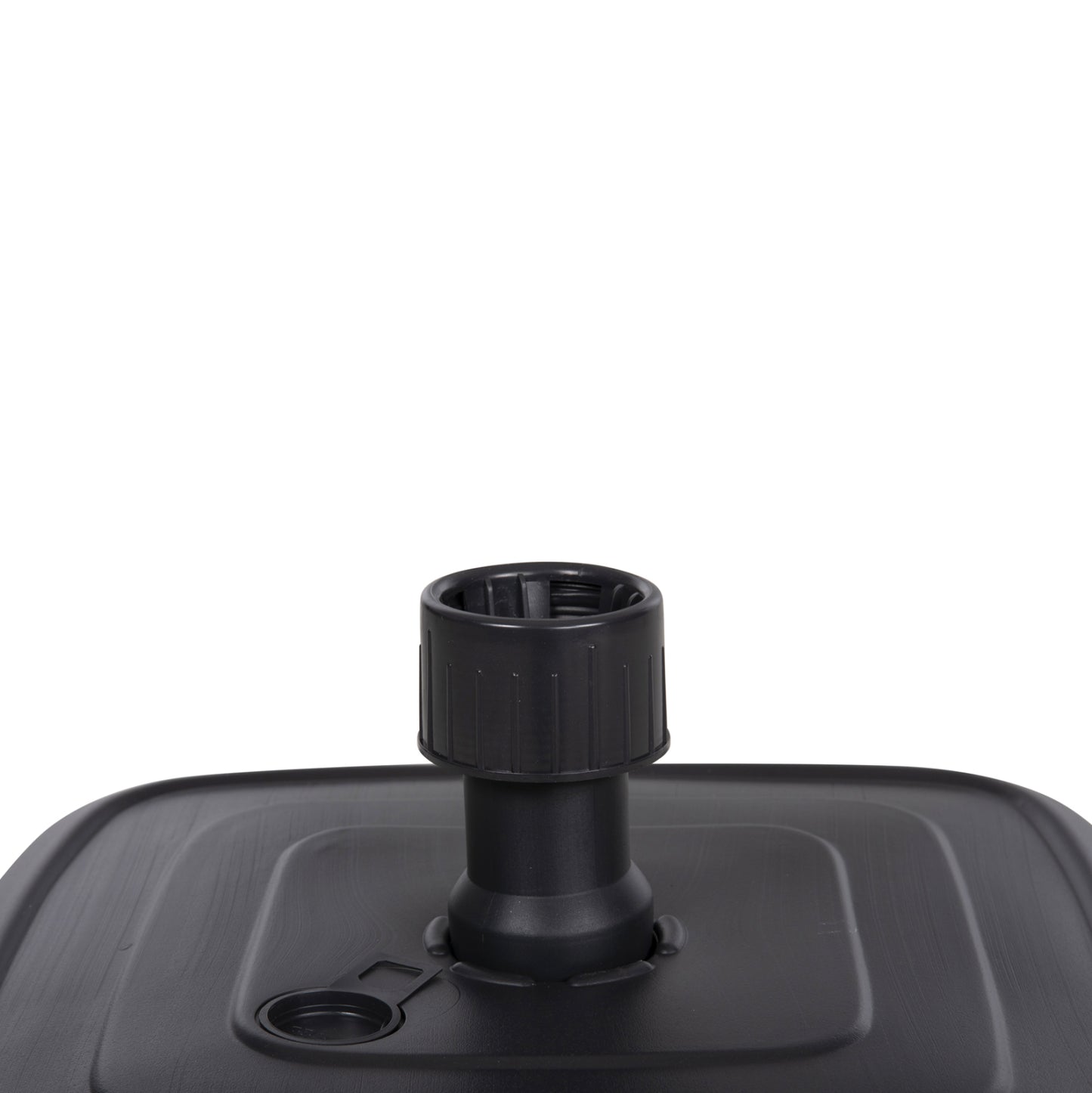 Plastic Umbrella Base With Wheel Solbas Hm6113.02 Anthracite Color-for Pole 33/50mm 46,5x23,5hcm.