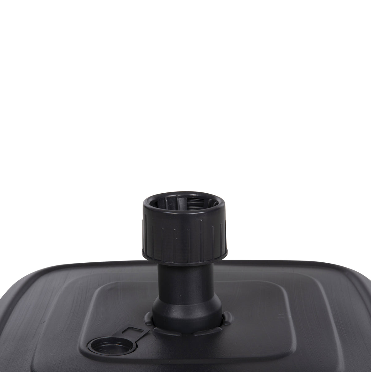 Plastic Umbrella Base With Wheel Solbas Hm6113.02 Anthracite Color-for Pole 33/50mm 46,5x23,5hcm.