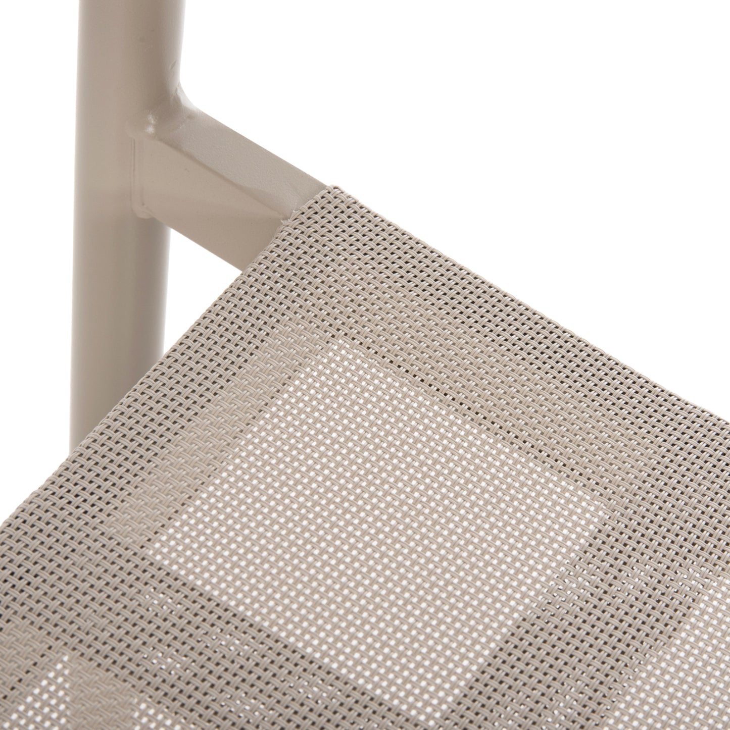 Aluminum Armchair Ronny Hm5998.03 Champagne Colored Frame & Textilene 53x51x80hcm.