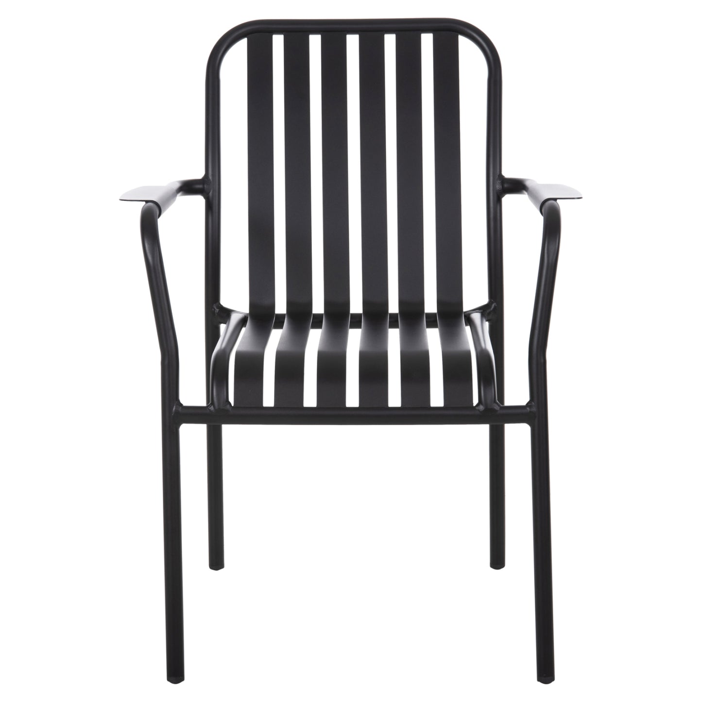Aluminum Armchair Rachel Hm6088.01 Black 63x58x85hcm.